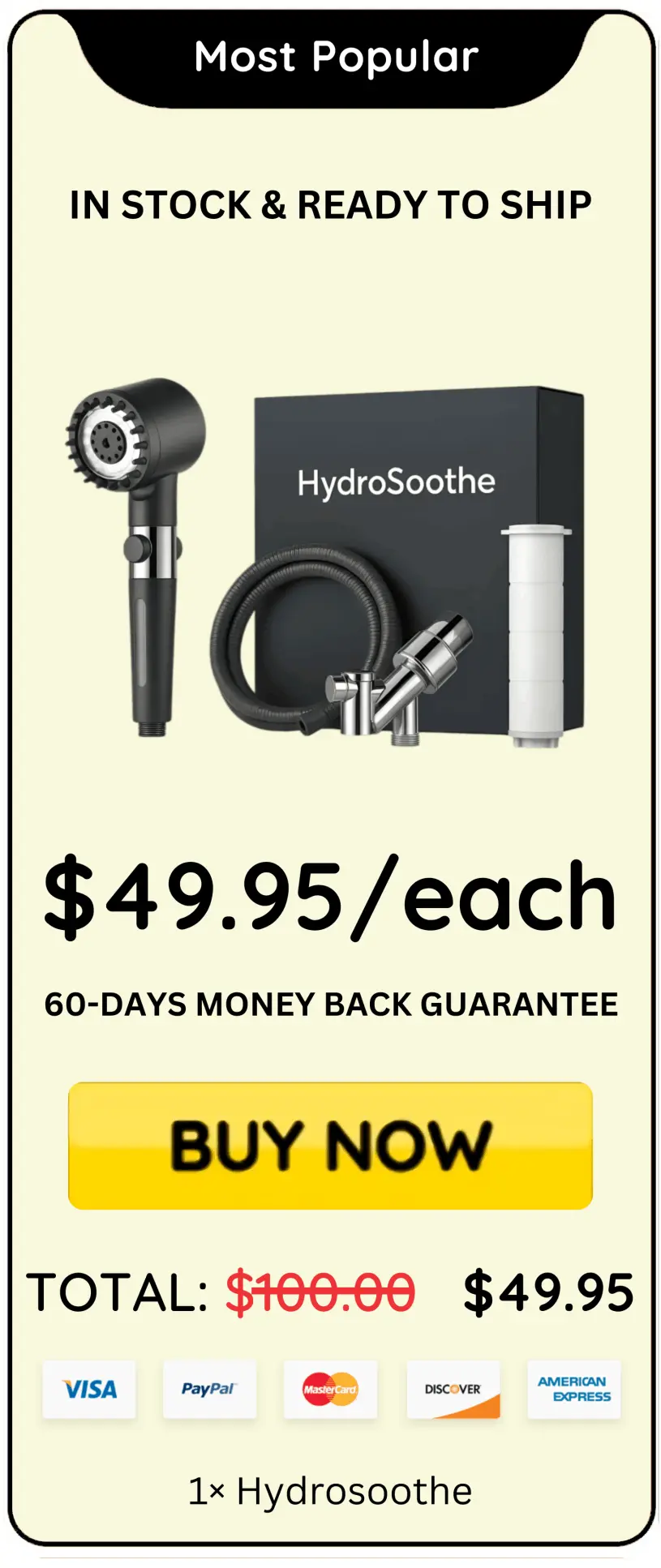 Hydrosoothe price 