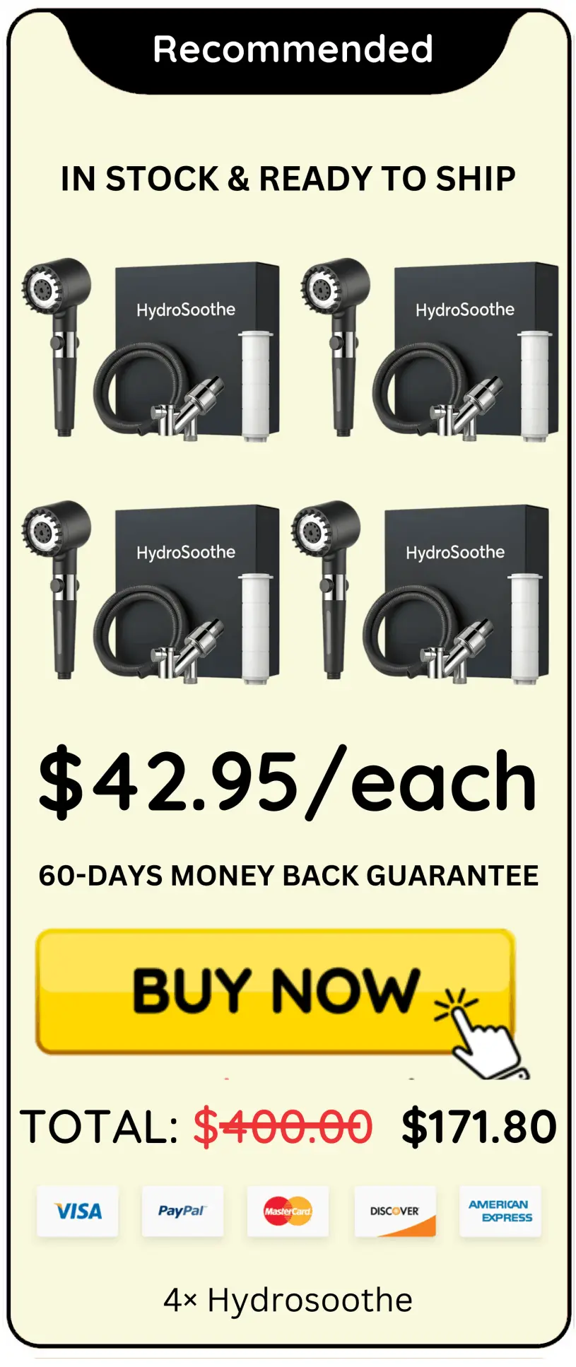 Hydrosoothe offer package price 